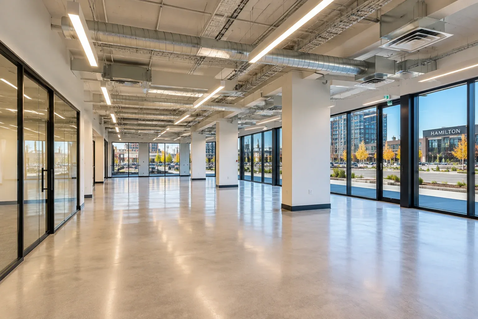 Commercial electrician working in Hamilton